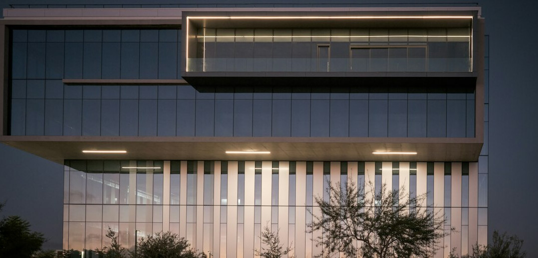 modern corporate building exterior